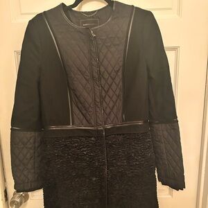 BCBG Max Azria Wool Winter Dress Coat, Size Small